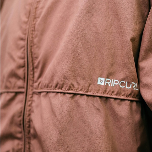 Salmon Packable Rip Curl Jacket - Picture 3 of 6